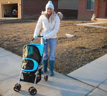 Pet strolling - Carey walks/strolls with her pets daily!