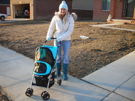 Pet strolling - Carey walks/strolls with her pets daily!