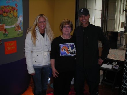 VIVA LA ANIMALS - Carey Torrice with Theresa Randolph of Gentle Sensations Canine Massage and Peter Torrice at the Grand Opening of the Three Dog Bakery at Partridge Creek Mall.