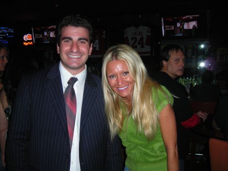 Chelio's Grand Opening - Carey with Dominac Vicari celebrating the Grand opening of Chelio's bar on Hayes near 18 mile!