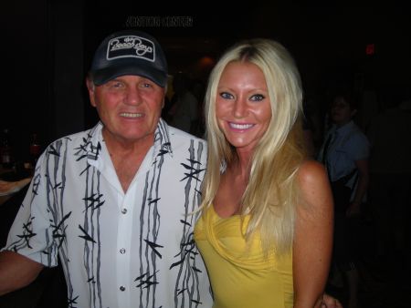 God Only Knows - Carey Torrice with Bruce Johnston of The Beach Boys before their concert in Harris