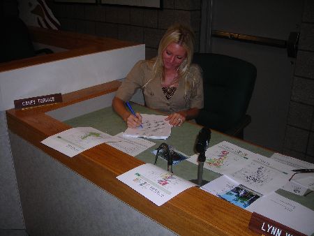 Downtown Devolpment - Carey Torrice Working hard to come up with creative ideas for the Fraser DDA .