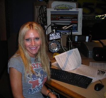 Co host on 95.5 - Carey Torrice co-host's on her favorite radio station channel 95.5.