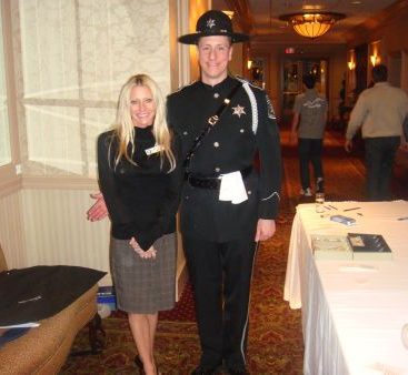 Sheriff's Color Guard Fundraiser - Carey attends the fundraiser at Penna's banquet Hall on Van dyke