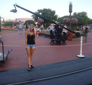 Filming at Disney World - Carey traveled to Orlando