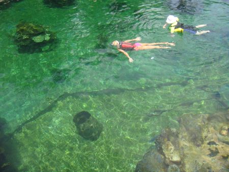 Scuba Diving - Carey takes a scuba diving lesson.