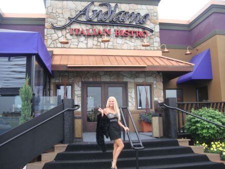 Andiamo's Restaurant - Carey Torrice attends an event at Andiamo's on Hall Road.  This is one of her favorite restaurants!