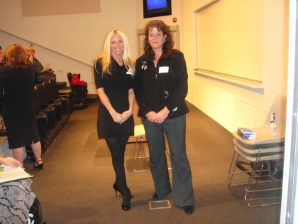 Carey and Maria - Carey attends a movie seminar to learn more about attracting the film industry to Macomb County.