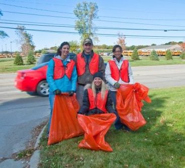Don't be a Litter Bug! - Carey Torrice and her volunteers clean up the roads in October.  Mrs. Torrice has adopted 2 miles along Garfield Rd. from Canal to Hall Rd. in Clinton Township