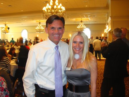 Marine Division Fundraiser - Carey Torrice hangs out with Sheriff Hackel at the fundraiser located in Shelby Twp