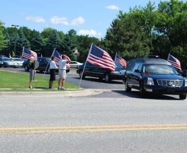 Lance Cpl. Anthony DiLisio USMC - Carey attends the funeral of hero United States Marine Corps Lance Corporal Anthony DiLisio of Macomb Township. Anthony was killed in action fighting for our freedom. Carey's late father was also a US Marine. Semper Fi!